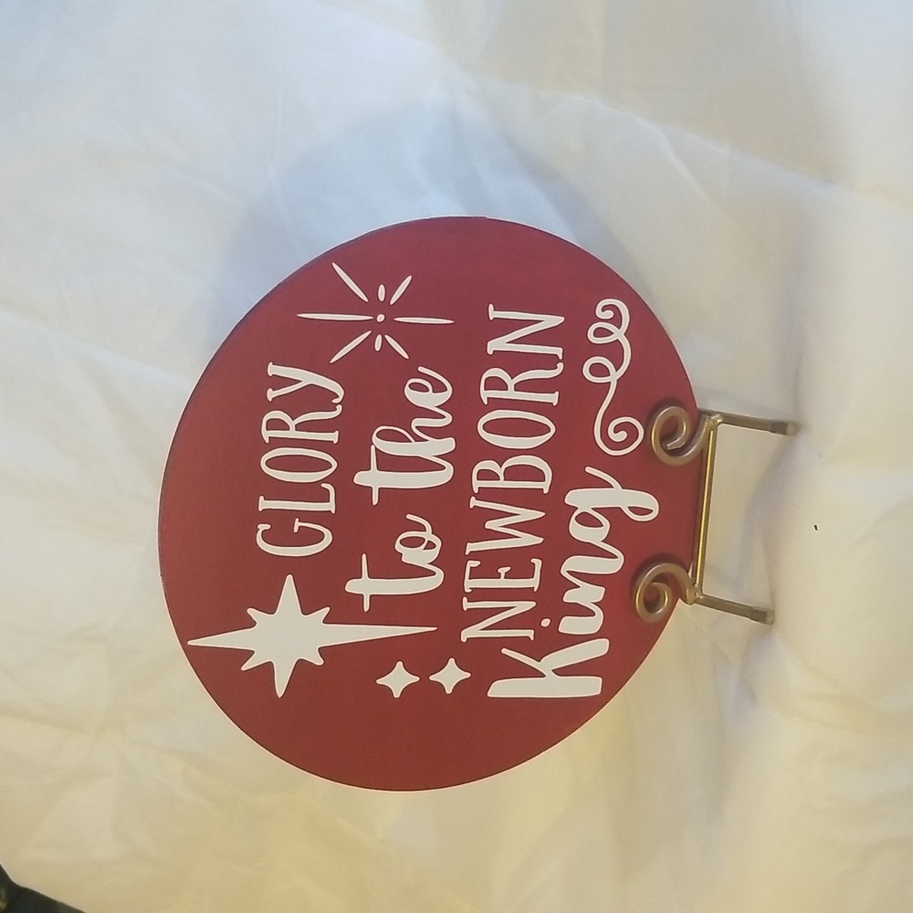 💥Wood Rounds💥 Christmas wreath